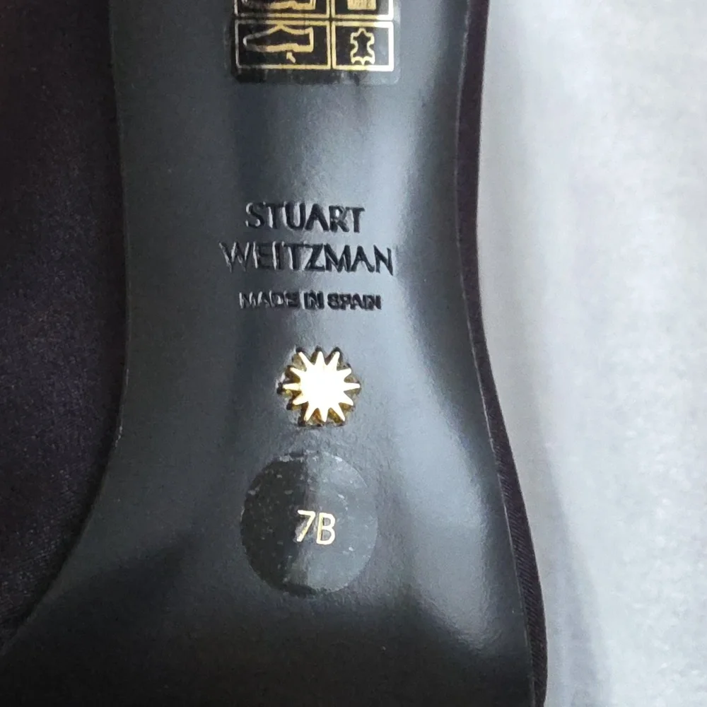 STUART WEITZMAN  Over The Knee Boots Black Size 7 New